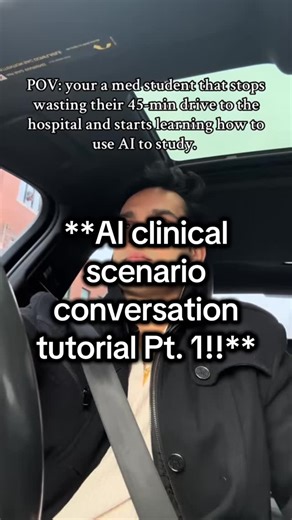 Amit Sayal on Instagram: "Pt. 1 of the tutorial on how I set ChatGPT up in my car to talk through clinical scenarios with it! #amitstudiesmed #ai #chatgpt #learning #medicine"