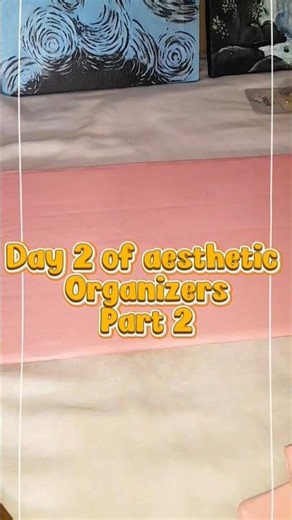 Day 2 of Aesthetic Organizers Part 2✨️ #art #shorts