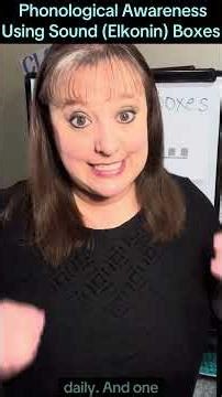 Phonological Awareness using Sound Boxes (Elkonin Boxes). #phonologicalawareness