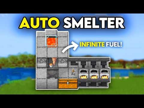 EASY AUTO SUPER SMETLER Minecraft Bedrock 26.5!