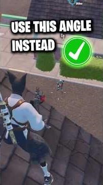 The SECRET ANGLE you're NOT using! #zerobuild #fortnite