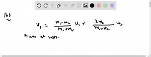 SOLVED:After an elastic collision between a particle of speed v and a particle at rest, the lighter particle moves at (v)/(2). The ratio of their masses (heavier : lighter) is (a) (3)/(2) (b) 2 (c) 3 (d) 4