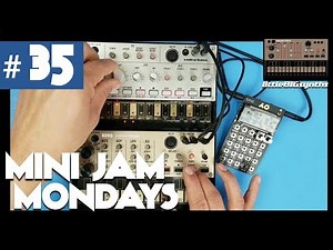 Mini Jam Monday #35 | Korg Volca Bass, Volca Keys, & Teenage Engineering PO-32 Tonic