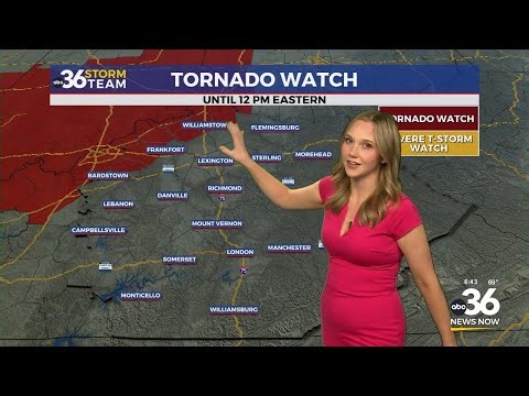 Strong storms and gusty winds ahead of a sharp cooldown