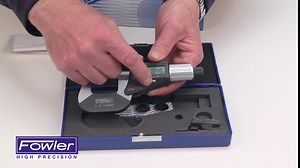 Fowler 54-866-001-0, QuadraMic Digital Micrometer with 0-1"/30mm Measuring Range