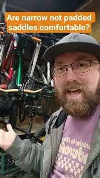 Are narrow not padded saddles comfortable? #shorts