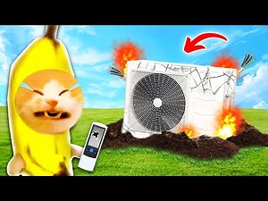 Beat the Heat: Banana Cat BREAKS The Air Conditioner?! 🔥💨🐱 Baby Banana Cat Compilation | Cat MEME 😿