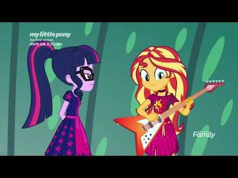 MLP EG Spring Breakdown Rarity's Crush/Sunset Scolded Rainbow Dash