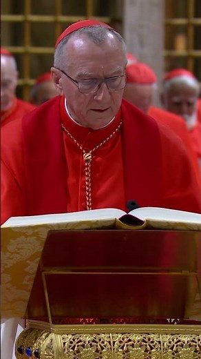 🇮🇹 Solemn oath: the cardinals promise fidelity on the Gospel 📖#Conclave #Oath