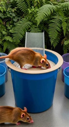 LOL! Hungry mouse climbs for food, trap snaps funny fail caught on camera #mouse #trap #fail