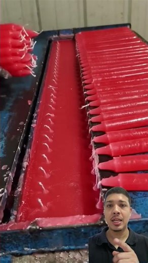 Amazing candle factory #machine #viral #react