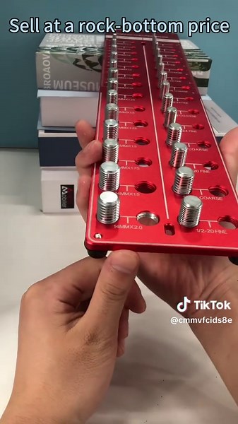 Our Thread Checker is the perfect solution for all your threading needs. Its high - precision design makes it reliable and efficient. Get yours today! #FacialCareEssential #tiktokshopspringglowup #spotlightfinds #ThreadWork #PrecisionTools #DIYEnthusiast #MechanicsTools #ToolTime #HomeWorkshop #TikTokShop #QualityAssured