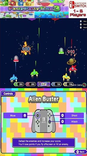alien buster - Party Party Time 3 - mainin game