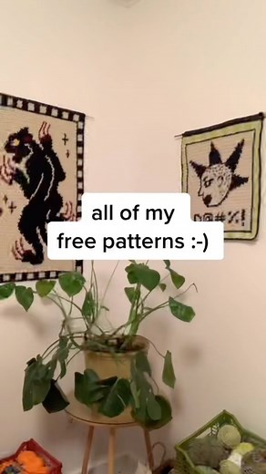 destiny franks on Instagram: "all of my free patterns!!! #crochet #crochetersofinstagram #crochetpattern #tapestrycrochet"