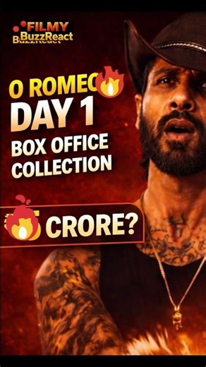 O Romeo Day 1 Collection O Romeo Box office collection #oromeo​ #collection​ #shahidkapoor​ #shorts