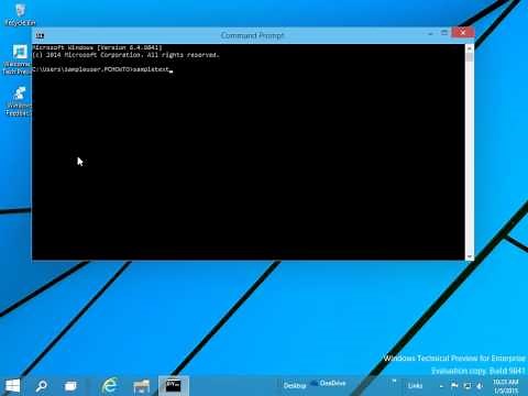 Windows 10 How to use copy and paste in command prompt