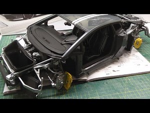How to Build the 1/8 Pocher Lamborghini Huracan - Part 6 - Finishing the front frame.