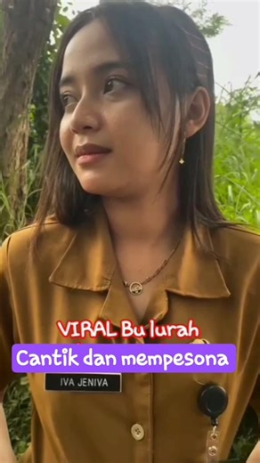 lurahe cantik nginiki masyarakate sregep Nyang kantor deso #viral #cantik