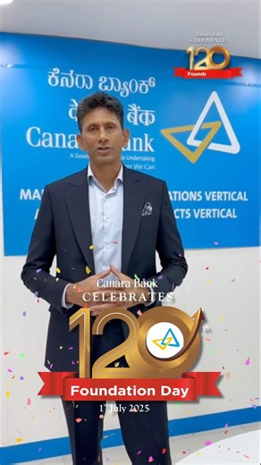 120 years, countless dreams fulfilled. From nurturing aspirations to enabling growth, we have been a constant in India's financial journey. As we celebrate our 120th Foundation Day, we honour the trust you have placed in us and the transformation we have achieved, together. #Canara120 #120YearsOfTrust #CanaraForIndia | Canara Bank