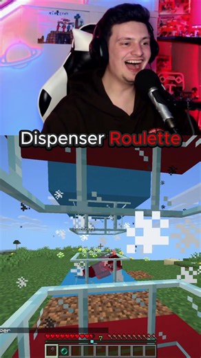 Minecraft Dispenser Roulette VS Neblo09! #shorts #minecraft