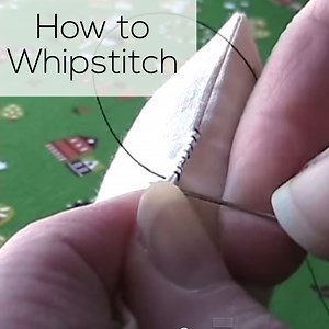 How to Whipstitch – The Easy Way to Sew Up a Stuffing Opening – video - Shiny Happy World