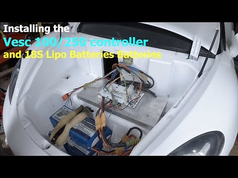 Installing the most powerful Vesc Controller the VESC 100/250 on my Super Sport XL ride on. Part 1