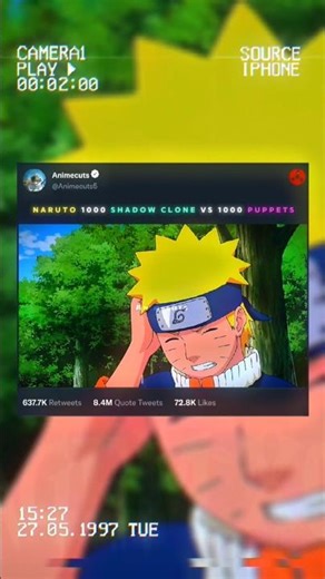 Naruto 1000 Shadow Clone 💀 #naruto #shorts