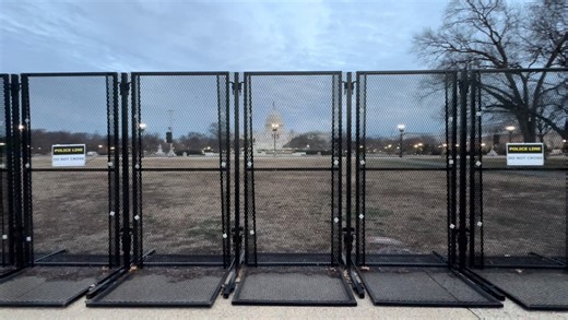 Fencing up around the United States Capitol Building in DC, ahead of the January 6th Electoral College vote certification | BG On The Scene