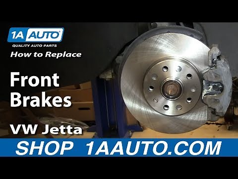 How to Replace a Front Disc Brakes 05-13 Volkswagen Jetta