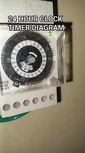4.3K views · 20 reactions | 24 hour clock timer switch diagram Light control / motor control timing . #electrician #relay #panelboard #control #power #technician #switch #wiring #outlet #electrical | Electricians Guide | Facebook