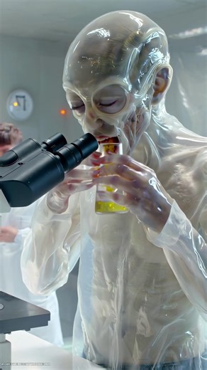 Alien Lab 01 best quality: youtube.com/shorts/2JY0RhC3550 #aisurrealism #darksurrealism #surrealism | Sintetico