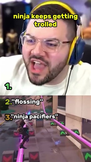 ninja keeps getting trolled #fortnite #gaming