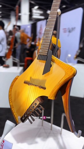 The weirdest guitars from NAMM. Shared from @dredimura (Tiktok) Follow for more! | Guyker