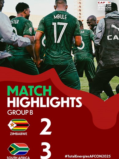 South Africa Triumphs in AFCON 2025 Qualifier Against Zimbabwe