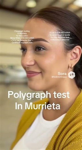 Polygraph test in Murrieta