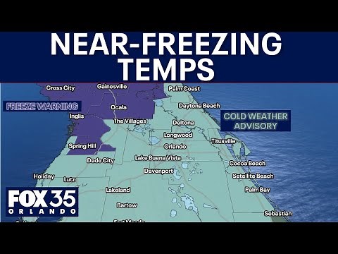 Florida cold front: Record-breaking cold headed to Orlando, Central Florida