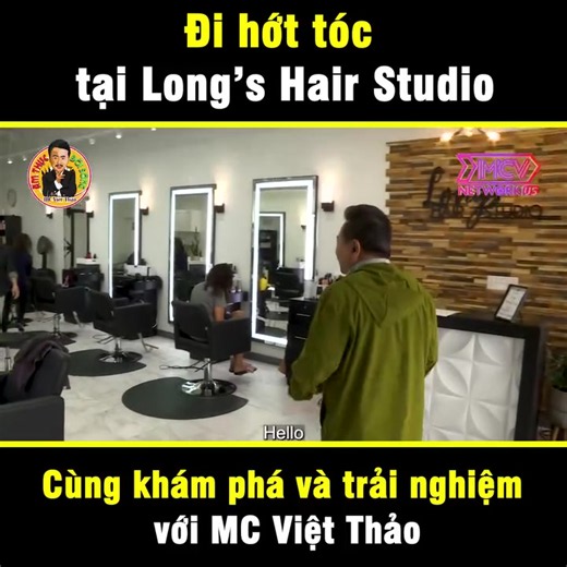 Cắt tóc nam tại Long Hair Studio – MC Việt Thảo đi làm điệu