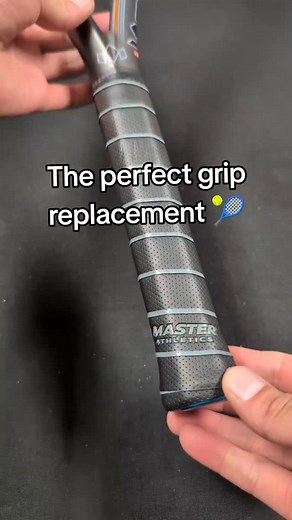 Replacing a base grip for your tennis racquet is slightly more difficult than an overgrip, but that doesn't mean you can't do it! Make sure to pull the grip tight and firm (don't rip it though) to avoid uneven overlap. Use your thumb to hold the grip in place as you wrap. Don't be afraid to start over. A fresh taper is mandatory for a base grip! Quick tip: cut diagonally toward the top of the handle and finish when the scissors meet the racquet. Gripping my @diademsports Axis 100 with a @mastera