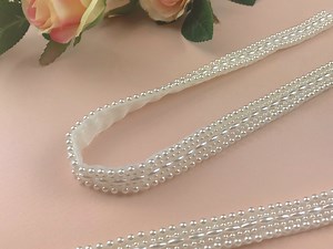Pearl Beaded Bridal Straps: Attachable Wedding Dress Accessory "yasmin" - Etsy