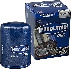 Purolator PL25288 PurolatorONE Advanced Engine Protection Spin On Oil Filter Compatible With Chevrolet Impala, Trailblazer, Silverado 1500, Colorado, GMC Envoy, Sierra 1500, Cadillac DeVille and DTS
