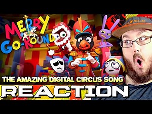 The Amazing Digital Circus Music Video 🎵 - "THE MERRY-GO-ROUND" [VERSION A & B] REACTION!!!
