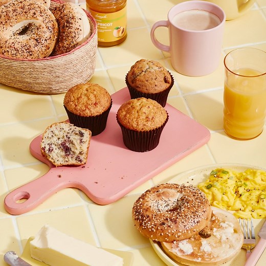 When you think about Longo’s Bakery, you might think about delectable desserts - but we offer so much more, and deliver them too! Our freshly baked goods include savoury bagels and a variety of breads - perfect for breakfast, lunch and light snacks too. Explore our offerings in-store and online at Longos.com | Longo's