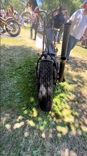 Knucklehead Chopper at Born-Free 15 | Old-School Harley That Stole the Show!