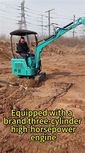 Mini excavators are easy to operate, even beginners can quickly get the hang of them. #digger
