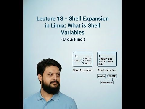 Lecture -13 Shell Expansion in Linux What is Shell Variables Urdu/Hindi