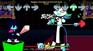 Tasque manager vs Kris fnf mod Mod for Friday Night Funkin' | FNF Mods