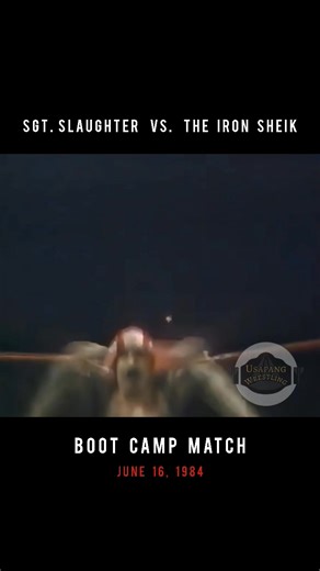 Sgt.Slaughter vs The Iron Sheik (Boot Camp Match) | Usapang Wrestling TV