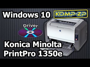 Як встановити драйвер Konica Minolta PrintPro 1350 на Windows 10 Драйвер для Konica1350