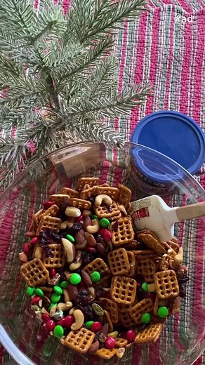 Delicious Christmas Trail Mix Recipe with Mr. Peanut Deluxe Mixed Nuts