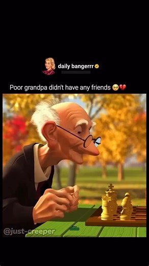 lomica World on Instagram: "🎬 Geri’s Game (1997) Geri’s Game is a charming Pixar animated short film that tells the story of an elderly man named Geri who plays a game of chess — against himself! Set in a quiet park, the film beautifully showcases humor, clever storytelling, and heartwarming creativity as Geri battles his own alter ego to win. This short perfectly captures Pixar’s early brilliance in storytelling and animation. ♟️💛✨ You can watch Geri’s Game on Disney+ and YouTube. #edit #movi